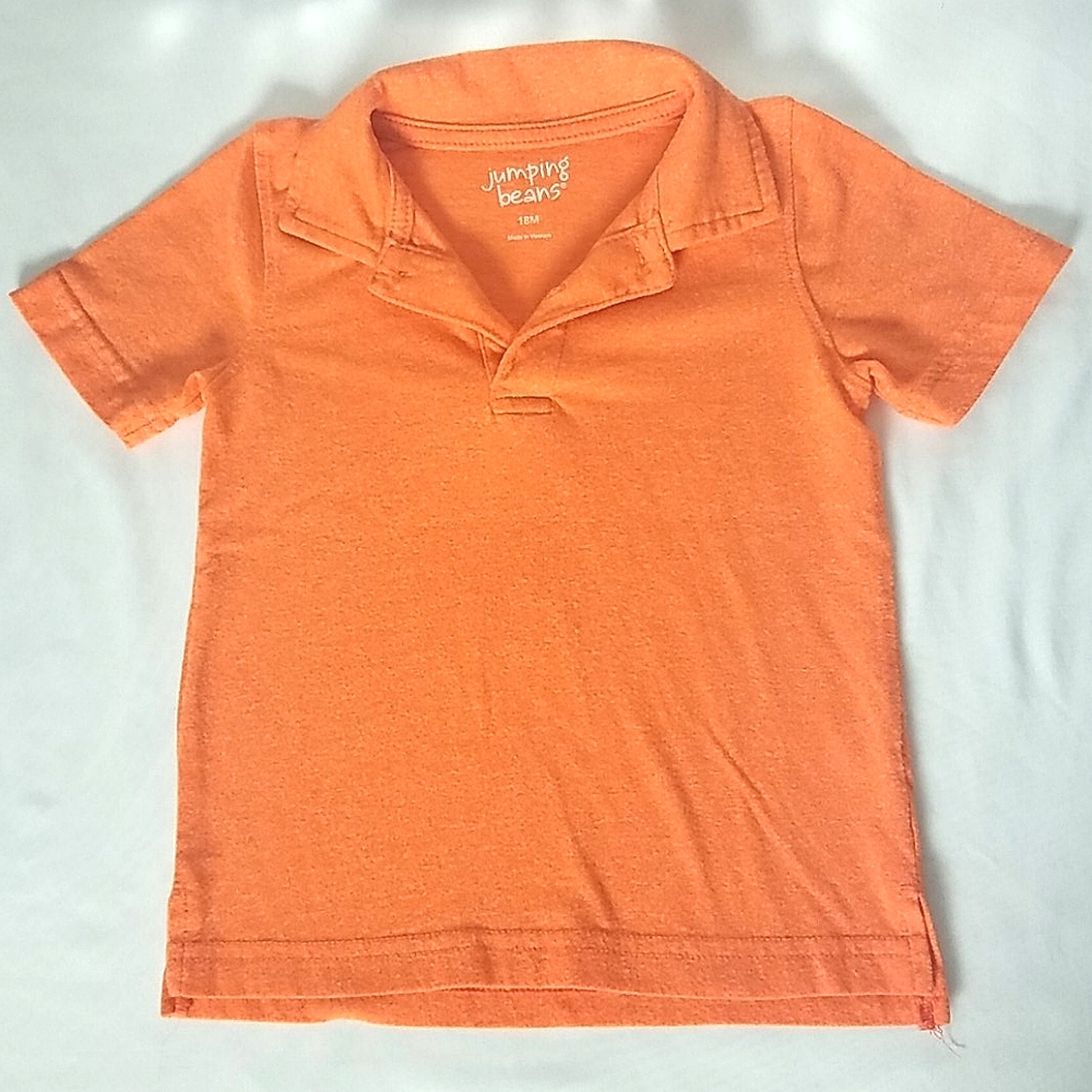 Jumping Beans orange polo, 18m
